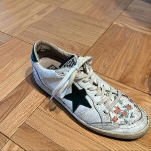 Golden Goose White w/ Floral detail Women’s